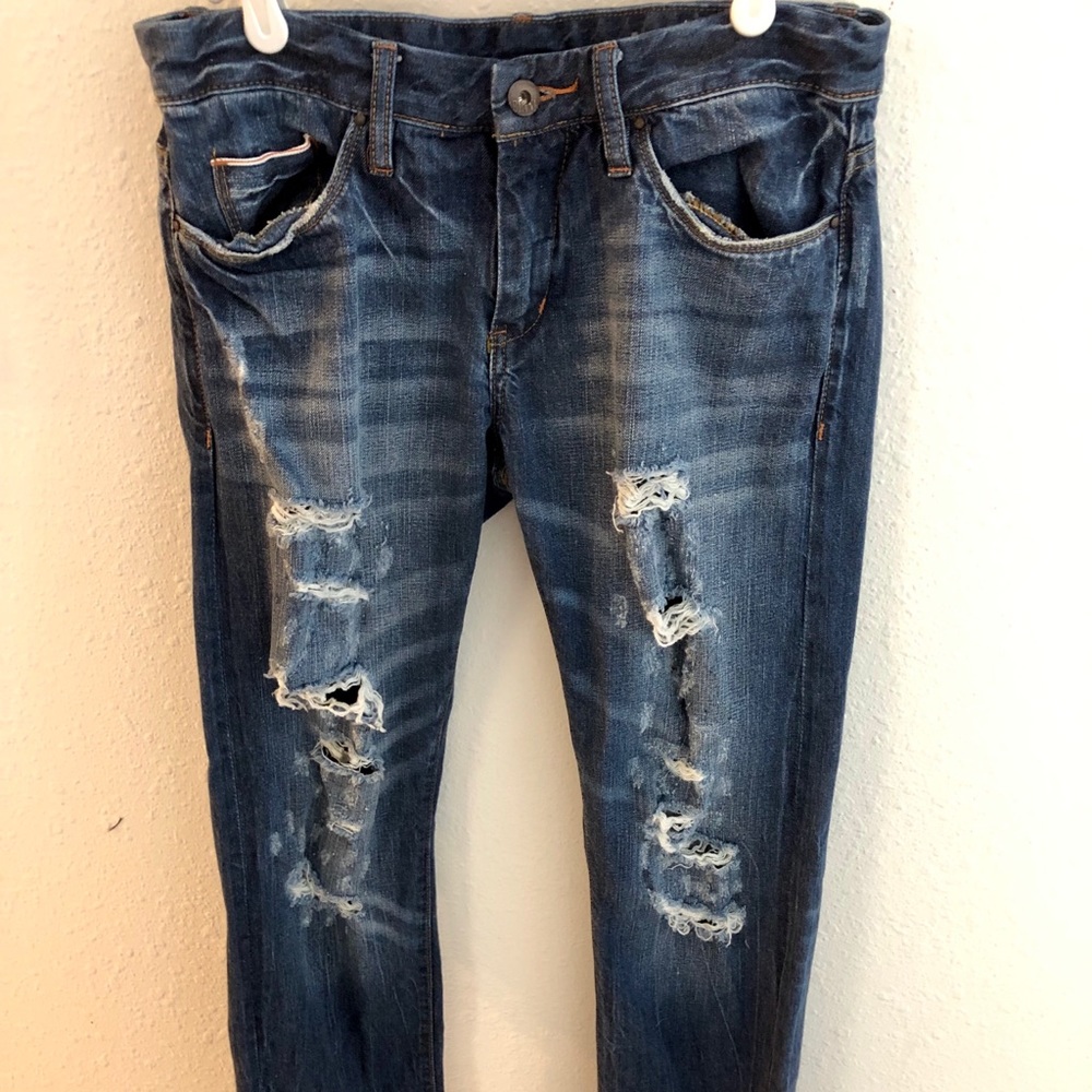 Blank NYC Boyfriend Holey Jeans